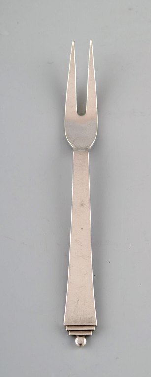 Georg Jensen "Pyramid" cold meat fork. 1933-1944.
