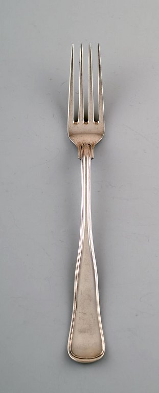 Cohr dinner fork, Old Danish silver cutlery (830). 1950