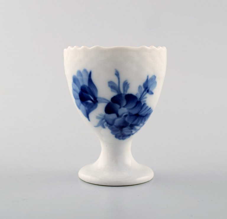 Blue flower curved egg cup from Royal Copenhagen.
