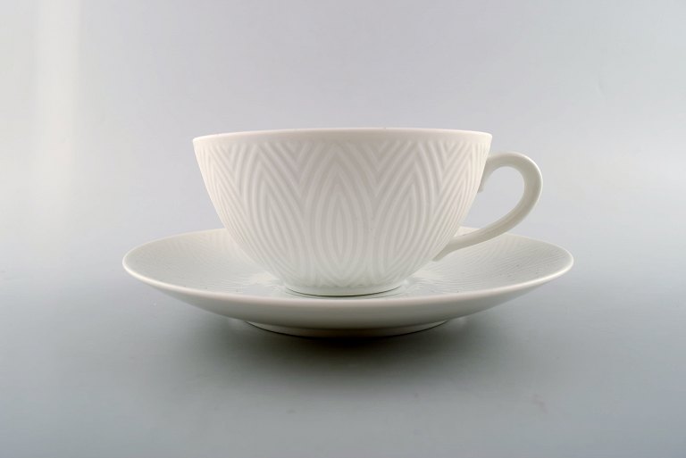 Royal Copenhagen Axel Salto service, White.
Tea cup with saucer.