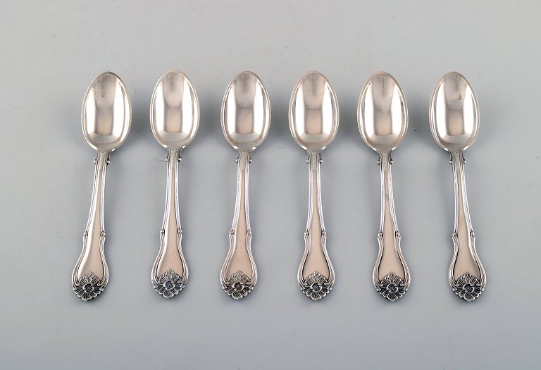 Horsens sølvvarefabrik (Denmark). Set of 6 coffee spoons in silver (830). 1930.

