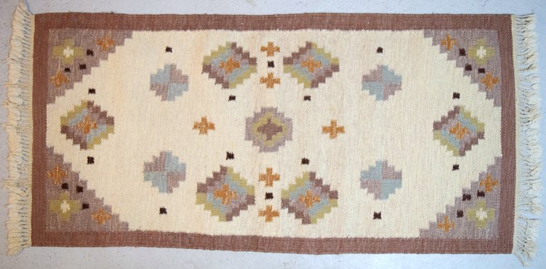 RÖLAKAN rug, Swedish design. 1960/70s. wool carpet.
