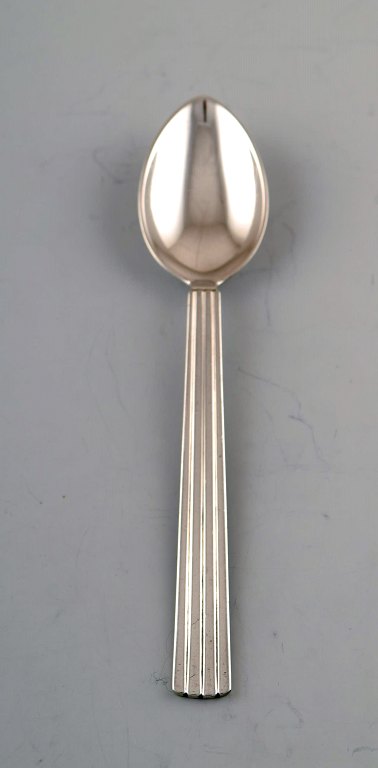 Georg Jensen Sterling Silver Bernadotte large tea spoon / child spoon.