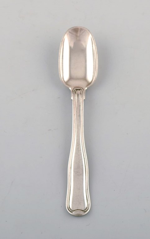 Rare Georg Jensen Old Danish coffee spoon in sterling silver. Ten pieces in 
stock.