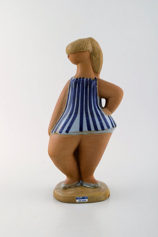 Rare figure "Dora", Lisa Larson for Gustavsberg. From the series "ABC Flickor". 
1970
