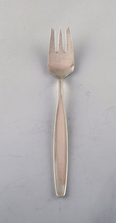Tias Eckhoff for Georg Jensen. "Cypress" pastry fork in sterling silver.
