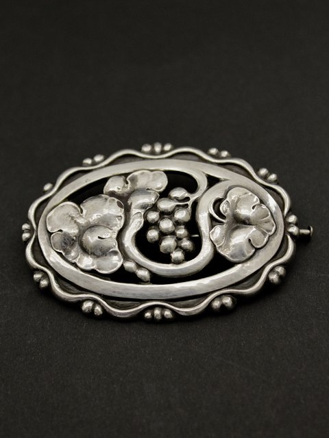 Georg Jensen sterling sølv art nouveau broche  177 A