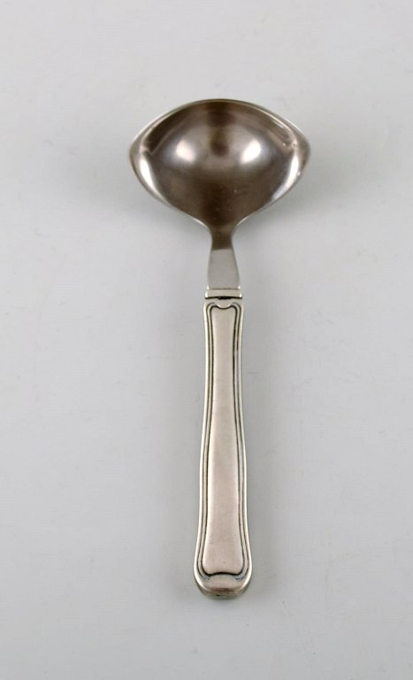 Georg Jensen Old Danish sauce spoon in sterling silver and stainless steel. 
