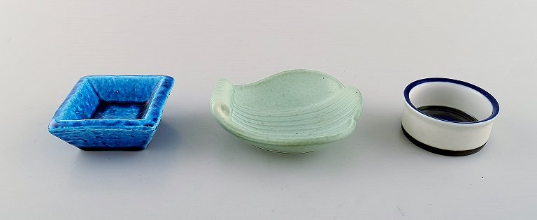 Three Rörstrand bowls in glazed ceramics. 1960