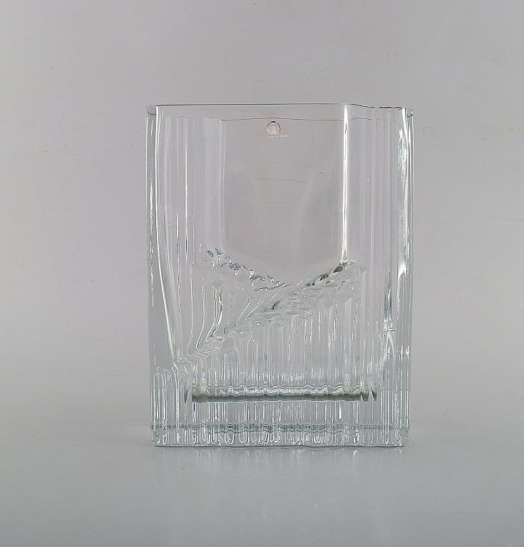 Tapio Wirkkala for Iittala. Vase i klart kunstglas. Finsk design 1960