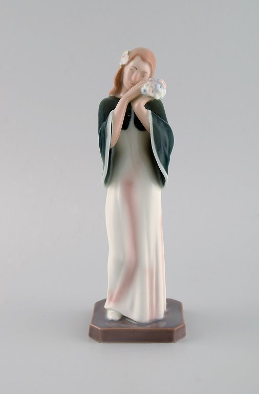 Bing & Grøndahl porcelain figure. "Ophelia". Model number 2409.

