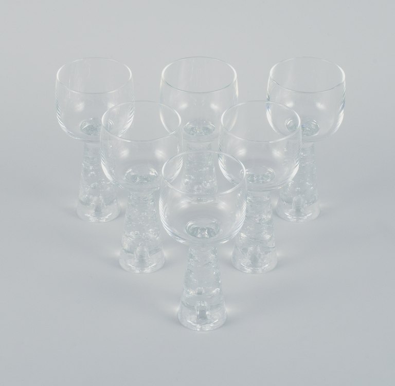 Design Timo Sarpaneva for Iittala Nuutajärvi Vintage Archipelago likør glas, sæt 
på seks glas.
Finsk design 1960/70