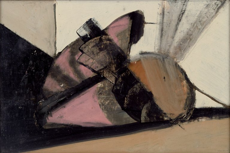 Gunnar Johnsson (1922-2002), Swedish artist, oil on board.