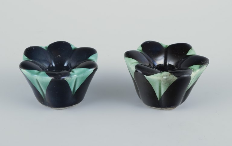 Ilse Claesson for Rörstrand, Sweden.
A pair of small candlesticks.