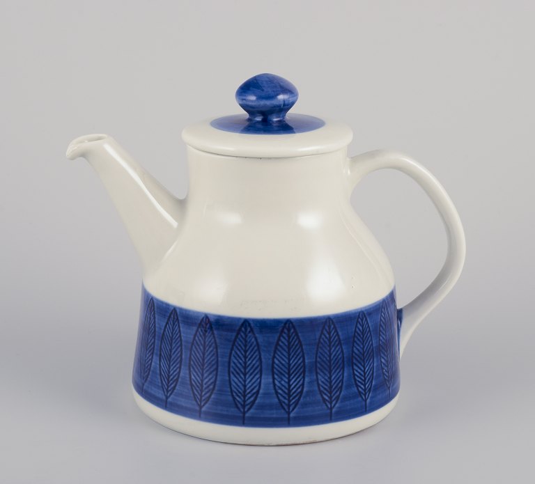 Hertha Bengtson for  Rörstrand, Sweden.
Stoneware "Koka" teapot.