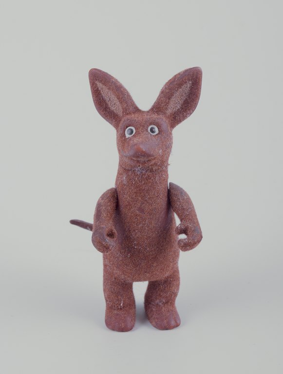 Martinex, Finland. Mummi, "Sniff" figur af plast beklædt med brun velour.