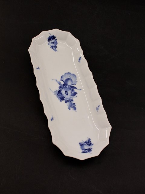 Royal Copenhagen blå blomst flutes/roulade fad 10/8609