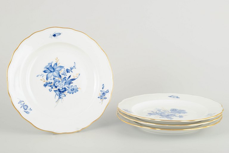 Meissen
4 frokosttallerkener, D. 20 cm, tidligt 1900-tal.