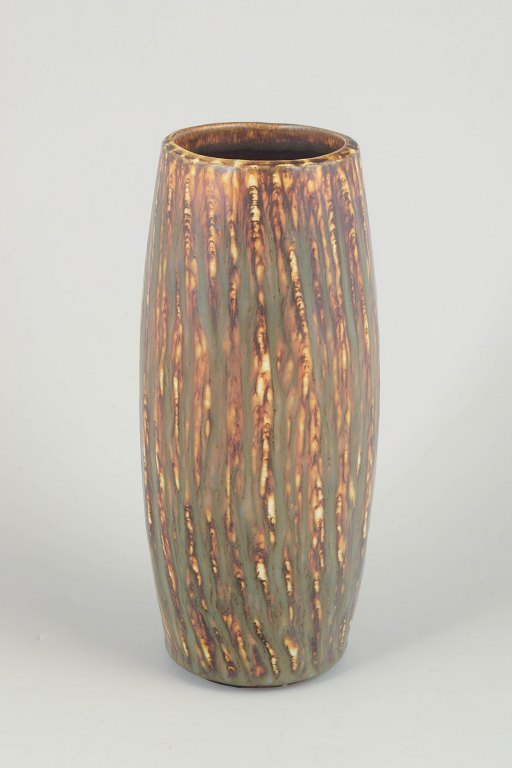 Gunnar Nylund for RörstrandVase med birketræs glasur, midt 1900-tallet.