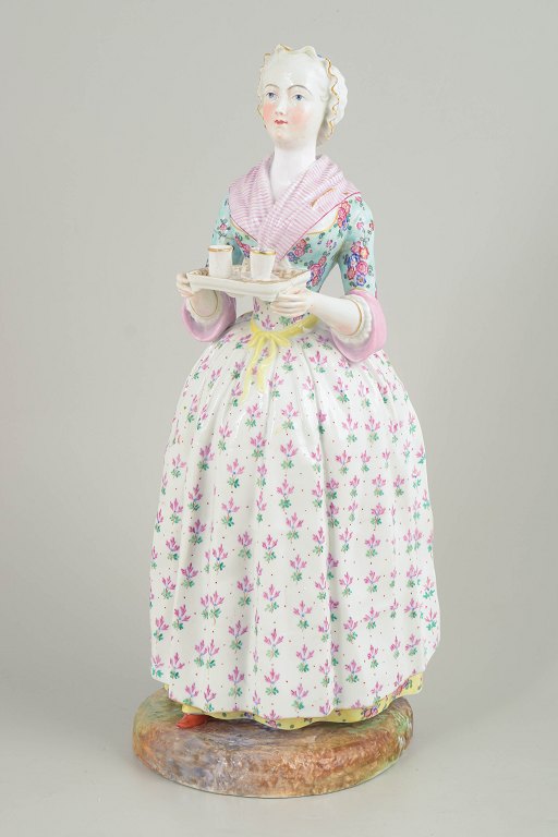 Meissen, La Belle Chocolatière, figur.Museumskvalitet.