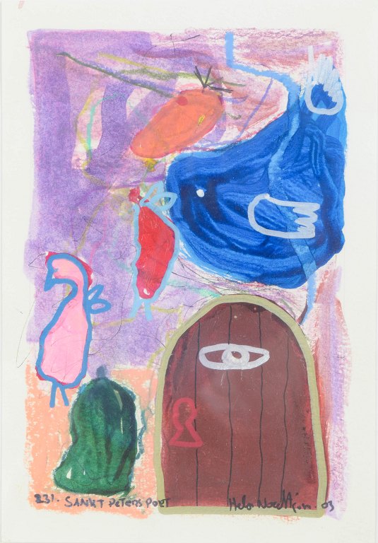 Henning Nordstrøm, blandteknik, dansk billedkunstner.