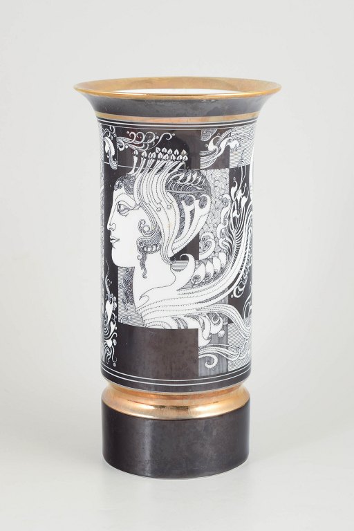 Hollóháza Porcelænsfabrik, stor vase.