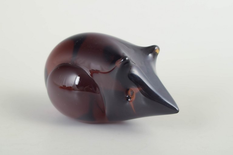Fm Konstglas, mus, glasskulptur.