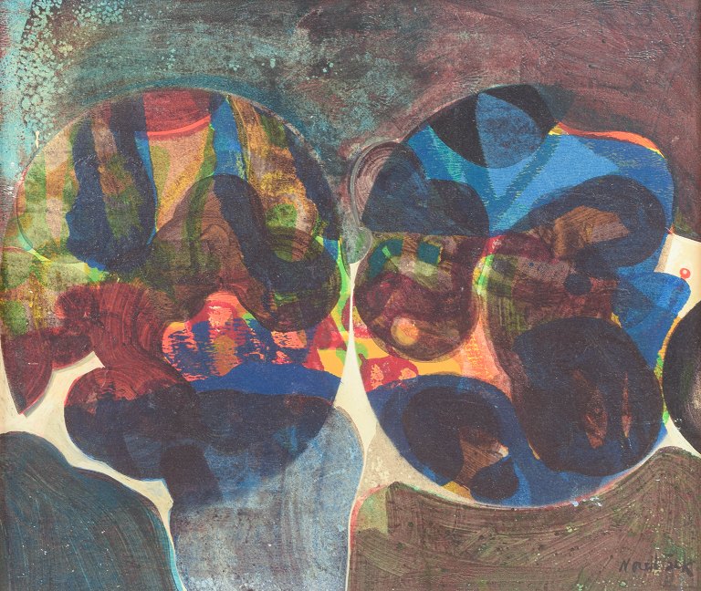 Tomas Nordbäck, oliemaleri på plade, svensk billedkunstner.