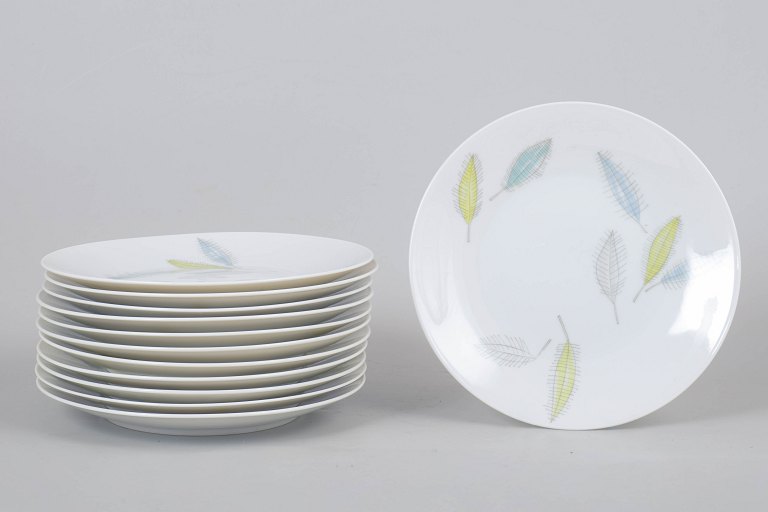 Raymond Loewy for Rosenthal, sæt af tolv tallerkener.