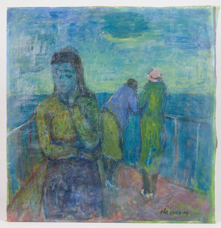 Pär Lindblad, oliemaleri, listet svensk billedkunstner.