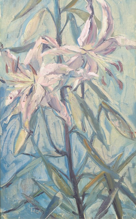 Hildegard Falk, oliemaleri, listet svensk-tysk billedkunstner.