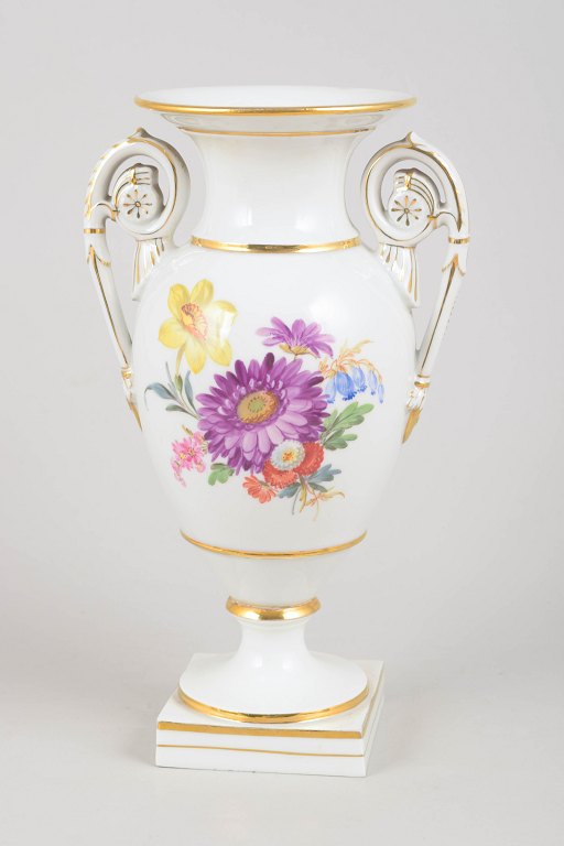 Meissen, håndmalet vase.