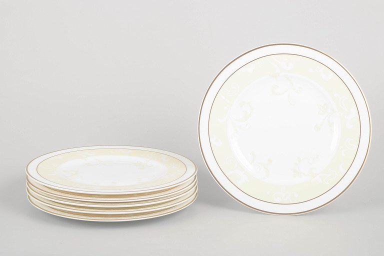 Villeroy & Boch, sæt med seks frokosttallerkener.