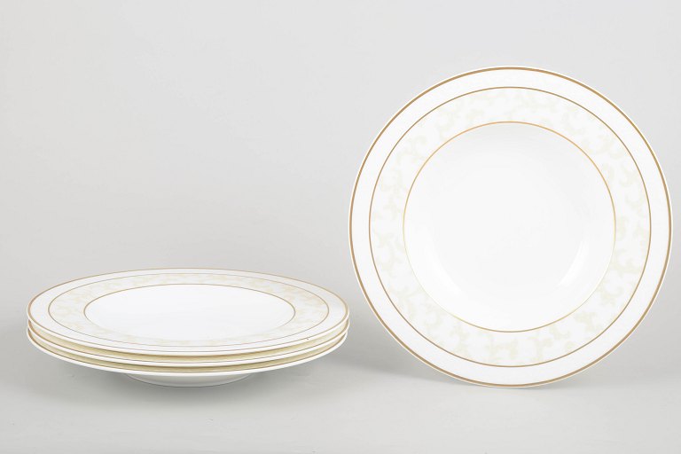 Villeroy & Boch, sæt med fire dybe tallerkener.