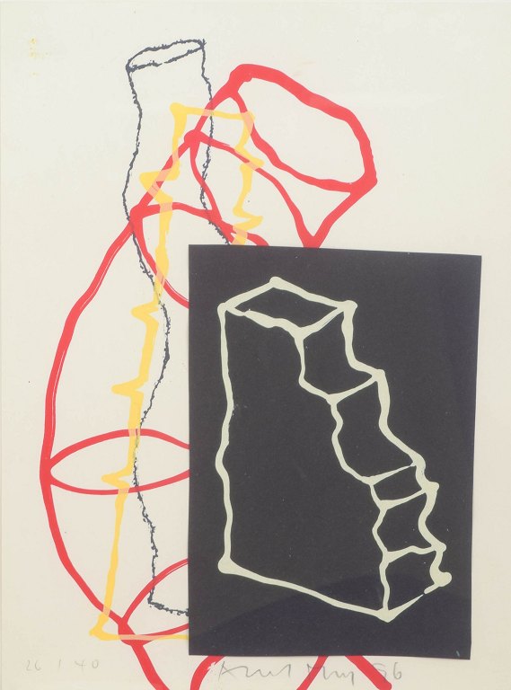 Albert Merz, farveserigrafi, schweizisk billedkunstner.