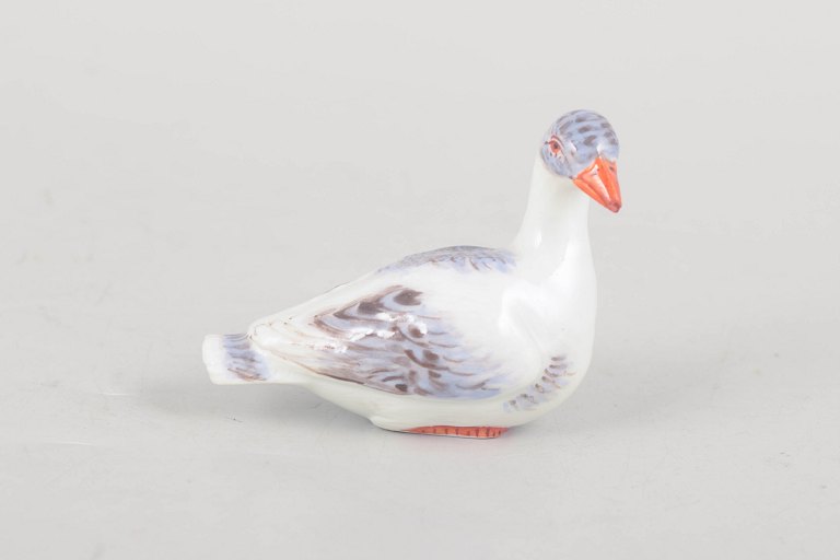 Meissen miniature gås.