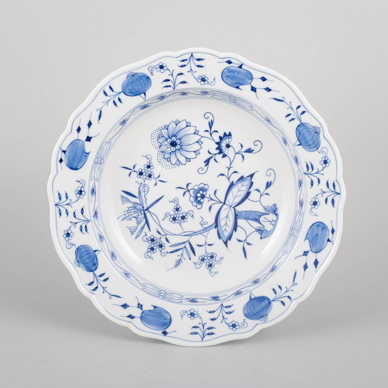 Meissen Blå Løgmønster, stort fad.