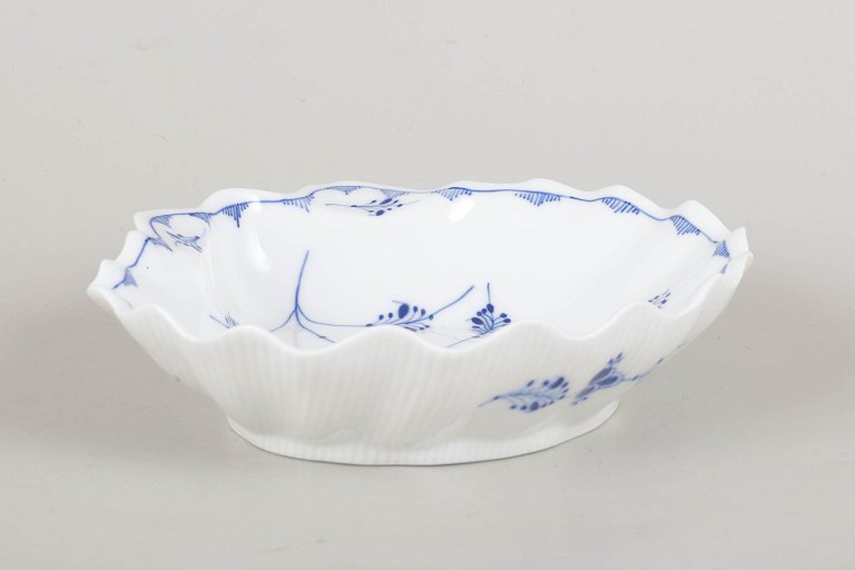 Royal Copenhagen Musselmalet Riflet, sjælden skål.