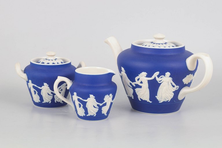 Dudson Hanley, tesæt i tre dele, jasperware.